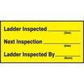 Accuform SAFETY LABEL LADDER INSPECTED, NEXT LCRT507VSP LCRT507VSP